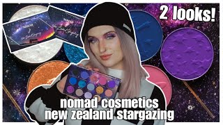 NEW Nomad Cosmetics New Zealand Stargazing  2 Looks  Swatches [upl. by Pelmas]