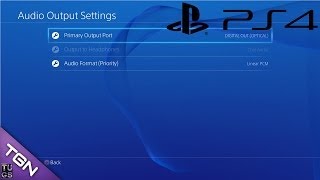 Audio Settings  PS4 Menu Interface Tips amp Tricks [upl. by Laehcor]