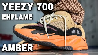 UNBOXING EP24 ADIDAS YEEZY 700 ENFLAME AMBER ReviewOn Feet [upl. by Amsaj929]