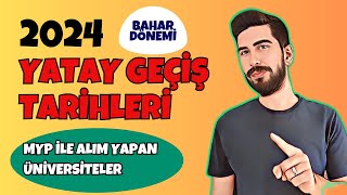 2024 BAHAR DÖNEMİ YATAY GEÇİŞ TARİHLERİ VİDEO3 Yatay Geçiş Tarihleri 2024  YATAY GEÇİŞ BAŞVURUSU [upl. by Goraud]