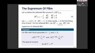 TMLW02  Assoc Prof Ceren Vardar Acar  Exit Times and Extremes of Fractional Brownian motion [upl. by Row]