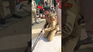 Weapon Handling  NCC Training in Camp [upl. by Agnimod]