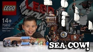 METALBEARDS SEA COW  LEGO MOVIE Set 70810  Timelapse Build Stop Motion Unboxing amp Review [upl. by Wehtta]