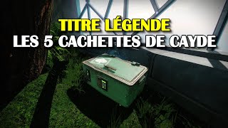 Destiny 2  Les 5 cachettes de Cayde  10e anniversaire Destiny [upl. by Atinaw]