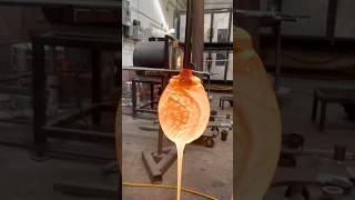 Glassblower makes a huge mosaic vase glasssculpture glassblowing shorts [upl. by Nylesor167]