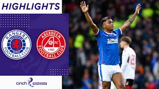 Rangers 41 Aberdeen  The Gers secure an emphatic comeback win at Ibrox  cinch Premiership [upl. by Mel]