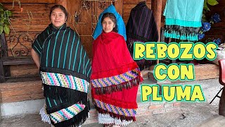 Así Hacen los Rebozos De PLUMAS en Michoacán México Pueblos P´urhépechas [upl. by Annaeel]