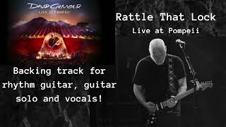 David Gilmour Rattle That Lock Live at Pompeii version  BACKING TRACK [upl. by Lachance253]