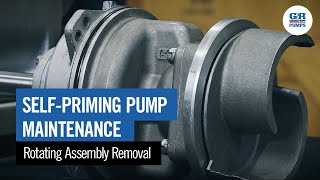 SelfPriming Pump Maintenance  Rotating Assembly Removal [upl. by Cimbura]