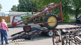 1962 John Deere 3010 Gas Tractor w F10 Farmhand Loader  Runs and Drives [upl. by Yrennalf]