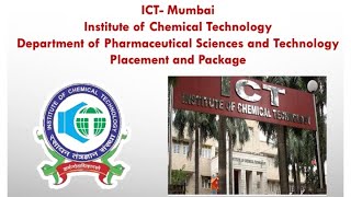 ICT Mumbai  Department of Pharmaceutical Science and Technology  Placement and package of ICT [upl. by Phineas]