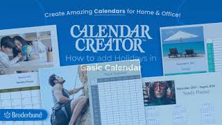 How to Add Holidays in Basic Calendar [upl. by Noiraa]