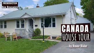 Canada House Tour House Rent and Price fredericton canadavlogs housetour RoverRider [upl. by Aerdnna773]