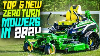 Top 5 New Zero Turn Mowers 2024  Best Zero Turn Lawn Mowers 2024 [upl. by Sosanna138]