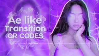 AE LIKE TRANSITION QR CODES FREE AND PAID PRESETS LIKE AE  MadEdits [upl. by Adnilahs24]