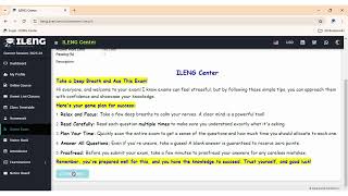 Online Examination Guide ILENG Platform [upl. by Tiossem]