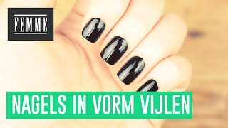 Nagels in vorm vijlen  FEMME [upl. by Coppola]