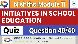 Diksha Module Quiz Answers  Diksha for teachers  ASSECCurriculum and Inclusive Classrooms Quiz [upl. by Oicnecserc]