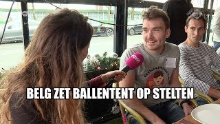 Belg zet ballentent op stelten [upl. by Amadus]