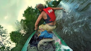 River Wye canoe trip wild camping 4 day paddle from Glasbury to Hereford [upl. by Noelle]