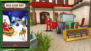 Scary Stranger 3D New Update Wild Sleigh Ride [upl. by Anilehcim281]