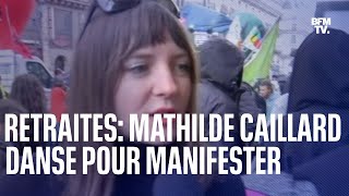 Retraites Mathilde militante écologiste et « technogréviste » [upl. by Converse]