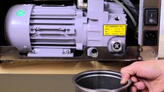 Changing the Oil on a Minipack Vacuum Sealer [upl. by Amikat223]