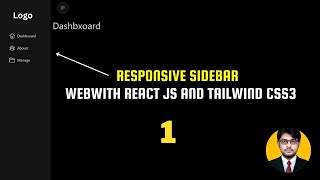 Responsive Sidebar with Nextjs 14 and tailwind css part1 [upl. by Jone480]