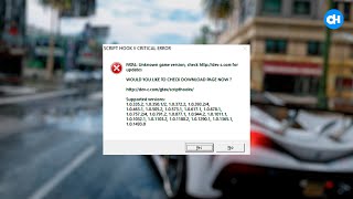 Como resolver o Script Hook V CRITICAL ERROR no GTA V [upl. by Yrrehs]