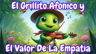 El Grillito Afonico y El Valor De La Empatia  Cuentos infantiles en Español [upl. by Oenire673]