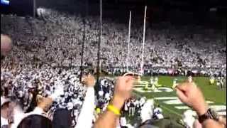 2013 PSU vs Michigan 4OT Game Winning TD Volume Alert Beaver Stadium State College PA [upl. by Duster]