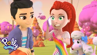 Polly Pocket Adventure Studios Ep 9 Pocket World Puppy Surprise Party Invite Mixup  Part 1  NEW [upl. by Enala678]