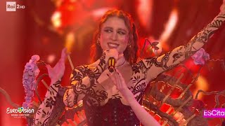 Eurovision 2024  Angelina Mango  la noia  lesibizione che tutti attendevano [upl. by Enyale329]