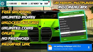 Car parking multiplayer MOD menu apk  Everything Unlocked Unlimited Money New Update [upl. by Ynnattirb]