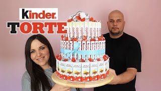 🎂DIY Kinder Riegel Duplo Country Torte 🍫ohne backen SSW33 Daddytalk  Danis Drip [upl. by Klehm]