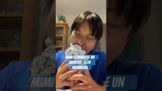 Burrito de Barbacoa burrito querico cortosyoutube [upl. by Zales]