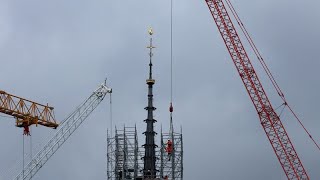 Paris  la flèche de NotreDame dévoilée [upl. by Rede]