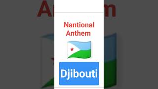 Djibouti Flag and National Anthem viralvideo shorts [upl. by Czarra]