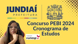 Concurso Professor Prefeitura de Jundiaí 2024 Dicas e Cronograma de Estudos [upl. by Ashil508]