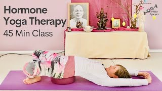 Hormonal Yoga Therapy with Shakti  45 Minutes for experienced Hormone Yoginis [upl. by Lewendal]