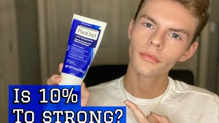 Panoxyl 10 Benzoyl Peroxide Acne Wash Review  Is 10 Benzoyl Peroxide To Strong [upl. by Daryl]