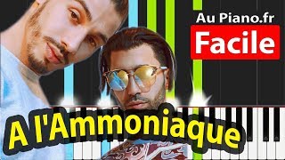 🎹 PNL A lammoniaque Piano FACILE AUDIO Rap PAROLES LYRICS [upl. by Olaf287]