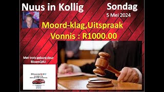 MoordklagUitspraak Vonnis R 100000 [upl. by Aneerahs]