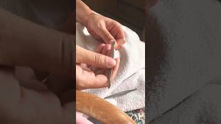 How to remove cuticles  cuticles of hand and foot shorts [upl. by Nohsar]