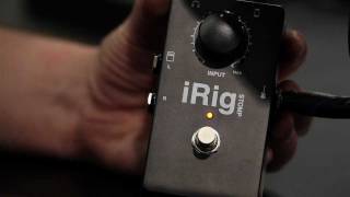 iRig Stomp  The first stompbox guitar interface for iPhoneiPod touchiPad  Winter NAMM 2012 [upl. by Hilary]