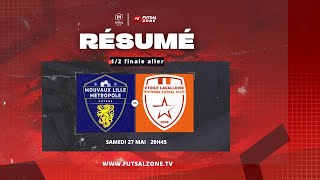 D1 Futsal  Demifinale aller  Mouvaux Lille MF vs Étoile Lavalloise [upl. by Eenhat789]