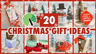 20 DIY DOLLAR TREE CHRISTMAS GIFTS l AFFORDABLE amp EASY DIY HOLIDAY GIFTS l PERSONALIZED GIFTS 2023 [upl. by Fayola]