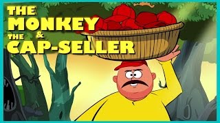 The Monkey and The Cap Seller Story  English Story For Kids [upl. by Odnavres]