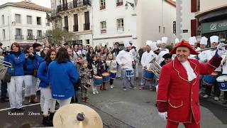 Hendaye Tamborrada  Promenade en Ville 01 [upl. by Yenmor]