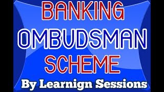 What is Banking ombudsman scheme jaiib live class Principles and Practices of Banking Hindi [upl. by Peppi]